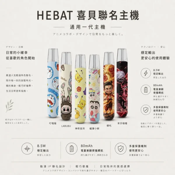 【現貨秒發】Hebat 喜貝 Labubu 聯名主機 潮流公仔顏值天花板 金屬細膩觸感現貨