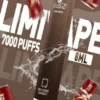 LIMI 冰感水果系列 7000口拋棄式電子煙｜3.5%尼古丁鹽強勁擊喉 清涼順口極致體驗